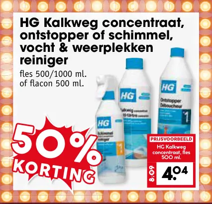 Aanbieding: Kalkweg concentraat, ontstopper of schimmel, vocht & weerplekken reiniger