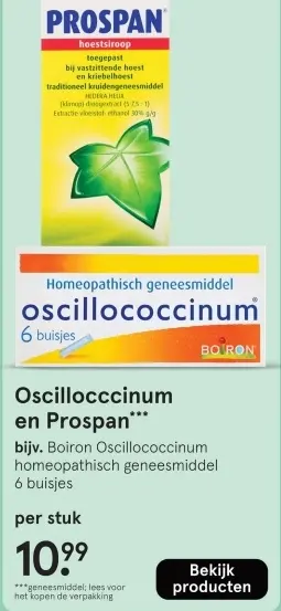Aanbieding: Oscillocccinum en Prospan