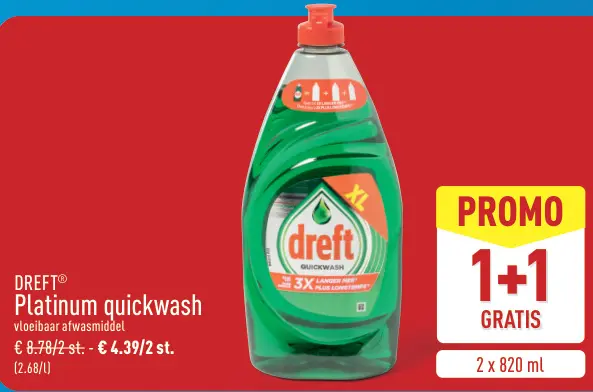 Promotie: Platinum quickwash