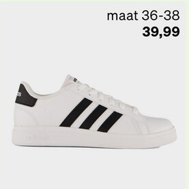 Aanbieding: Adidas Grand Court 2.0 Sneakers wit Synthetisch