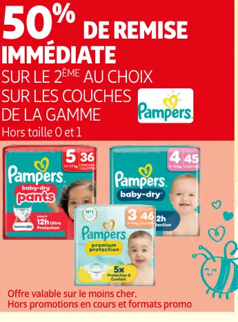 Offre: Couches Pampers