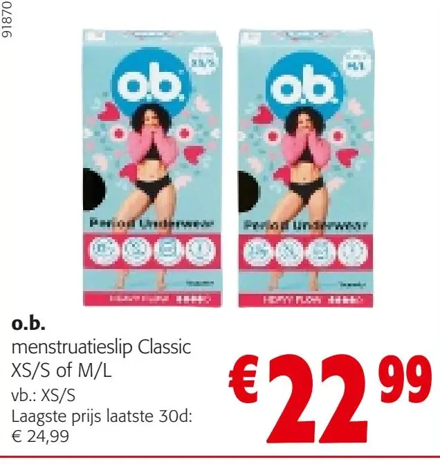 Aanbieding: menstruatieslip Classic