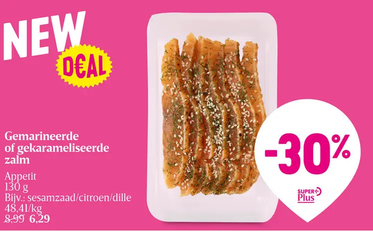 Aanbieding: Gemarineerde of gekarameliseerde zalm