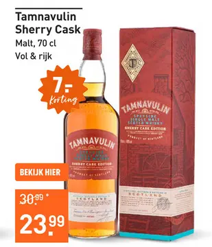 Aanbieding: Tamnavulin Sherry Cask