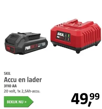Aanbieding: Accu en lader