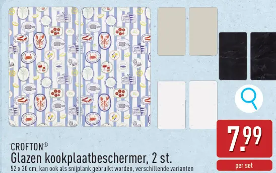 Promotie: Glazen kookplaatbeschermer