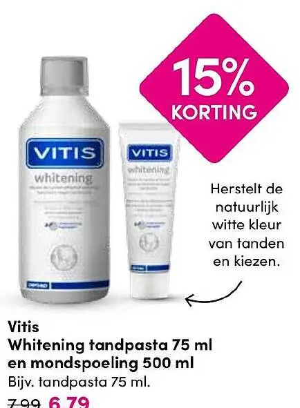 Aanbieding: Whitening tandpasta