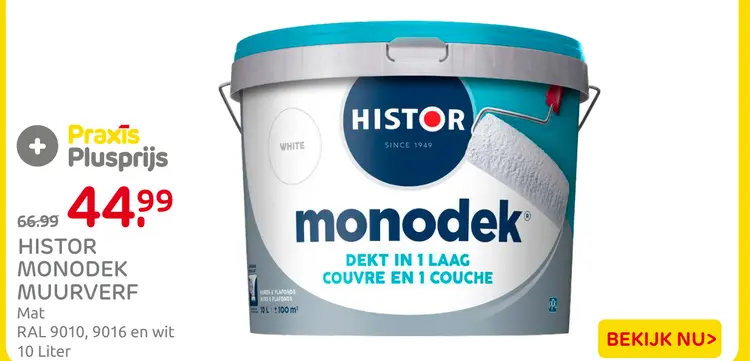 Aanbieding: Monodek muurverf