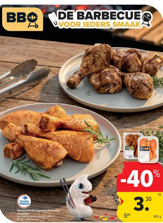 Promotie: Gemarineerde kippenonderbouten