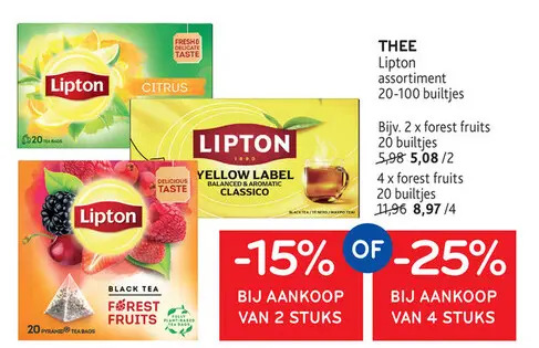 Aanbieding: Thee 