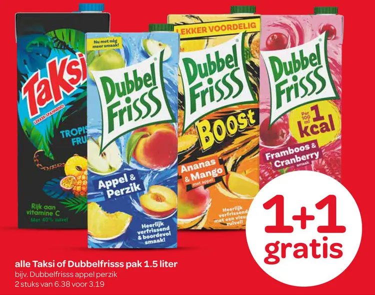 Aanbieding: Taksi of Dubbelfrisss