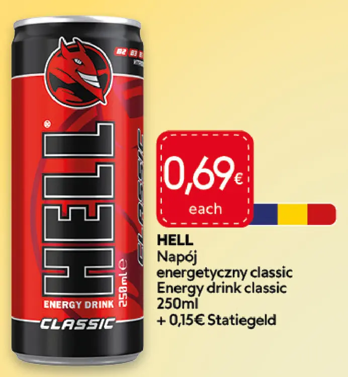 Aanbieding: HELL Napój energetyczny classic Energy drink