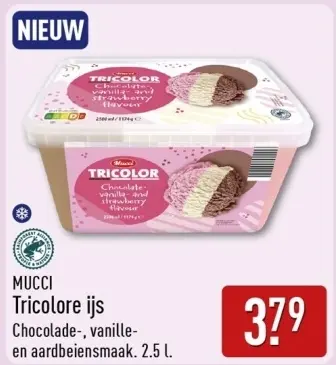 Aanbieding: Tricolore ijs