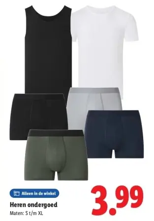 Aanbieding: Heren ondergoed
