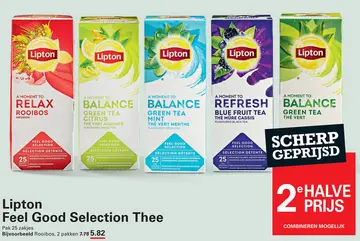 Aanbieding: Lipton Feel Good Selection Thee
