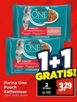 Aanbieding: Purina One Pouch Kattenvoer
