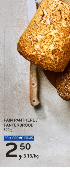 Offre: Pain panthère / panterbrood