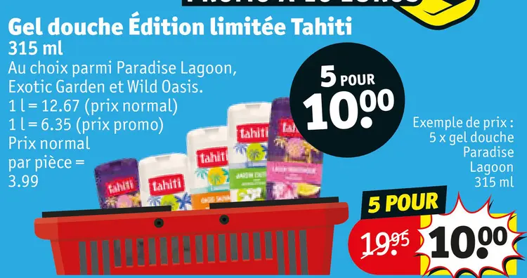 Offre: Gel douche Édition limitée