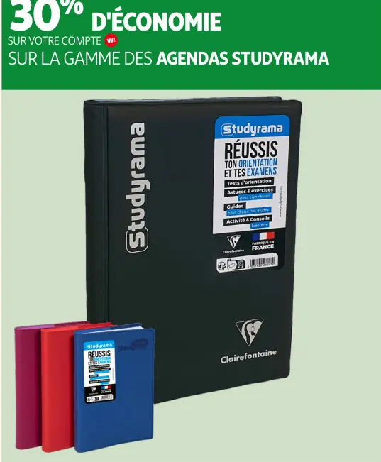 Offre: Agendas Studyrama