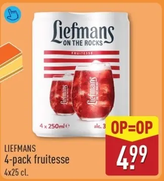 Aanbieding: Liefmans 4-pack fruitesse