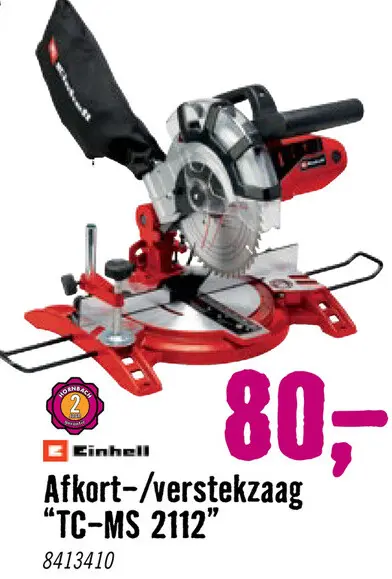Aanbieding: Afkort-/verstekzaag TC-MS 2112