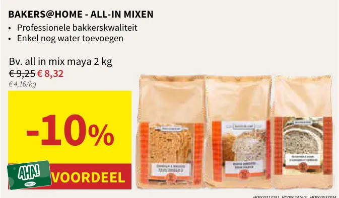 Promotie: BAKERS@HOME All-in mixen