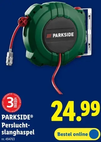 Promotie: Persluchtslanghaspel