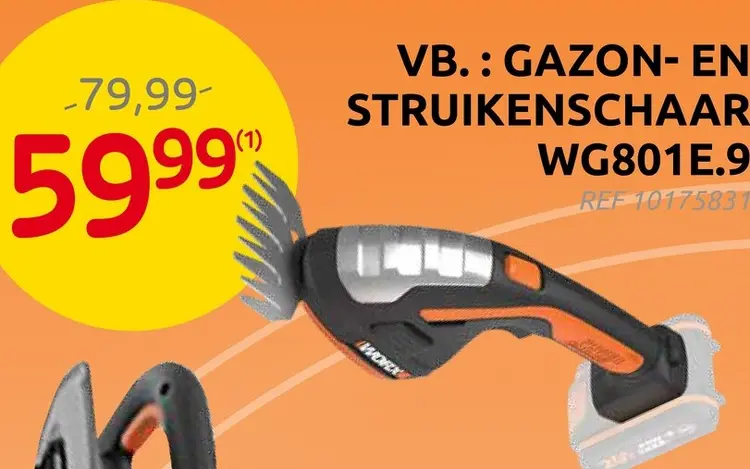 Promotie: Gazon- en struikenschaar