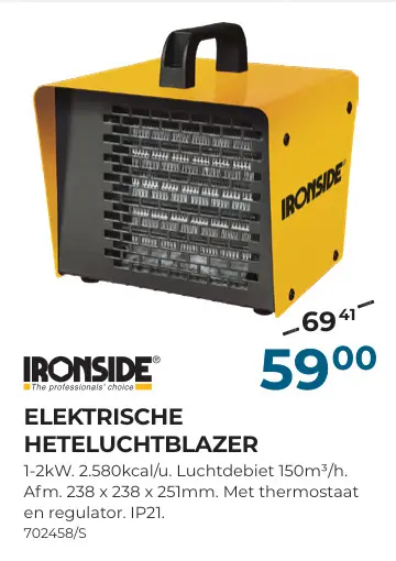 Promotie: Elektrische heteluchtblazer