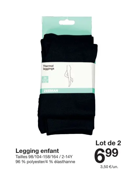 Offre: Legging enfant