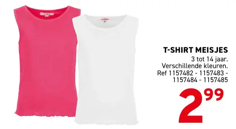 Promotie: T-shirt meisjes