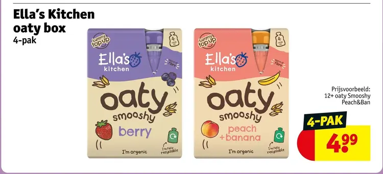 Promotie: Ella's Kitchen Oaty Smooshy