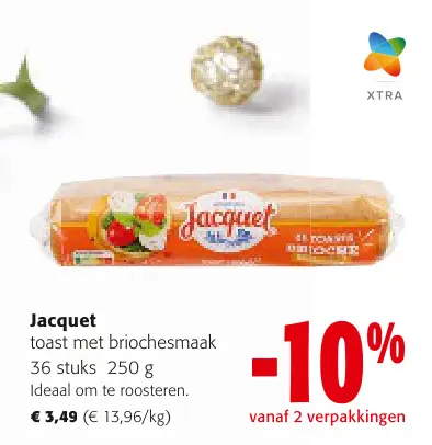 Promotie: toast met briochesmaak