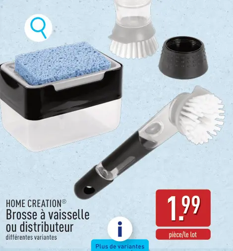 Offre: Brosse a vaisselle ou distributeur