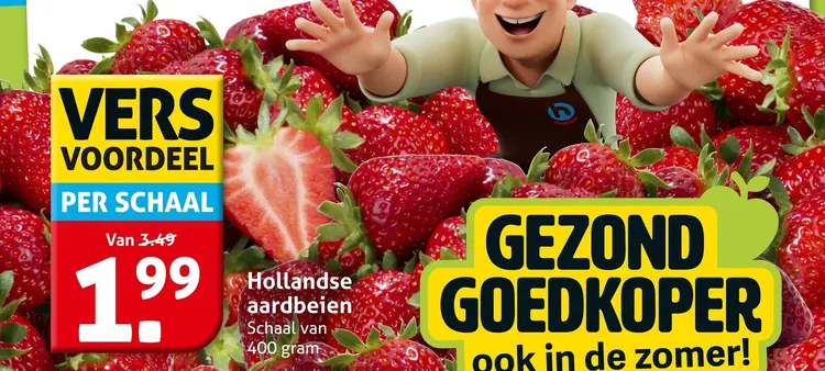 Aanbieding: Hollandse aardbeien