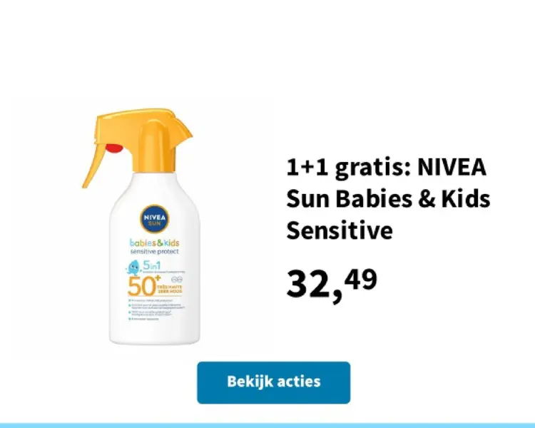 Promotie: NIVEA Sun Babies & Kids Sensitive