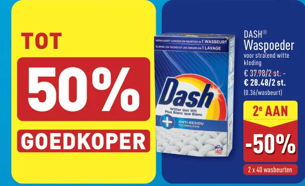 Promotie: DASH® Waspoeder