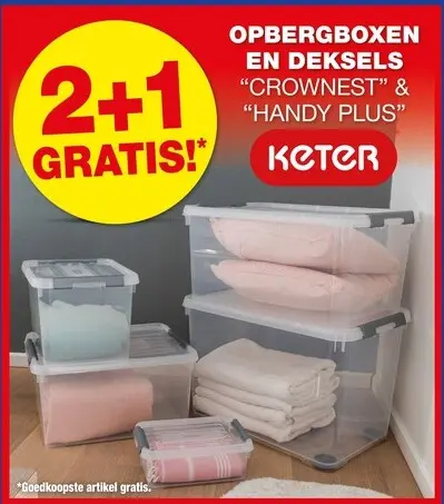 Promotie: Opbergboxen en deksels