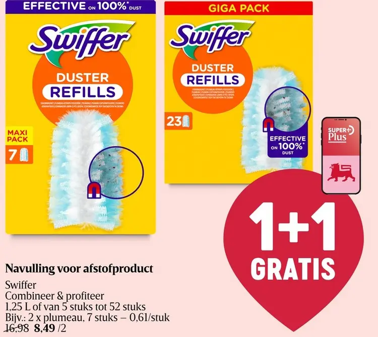 Promotie: Navulling voor afstofproduct