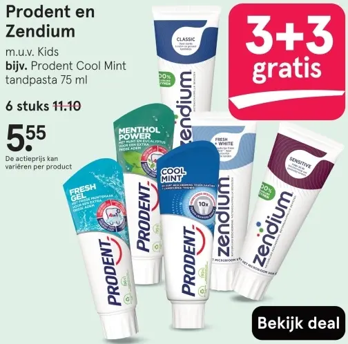 Aanbieding: Prodent en Zendium