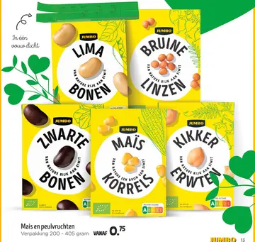 Aanbieding: Mais en peulvruchten