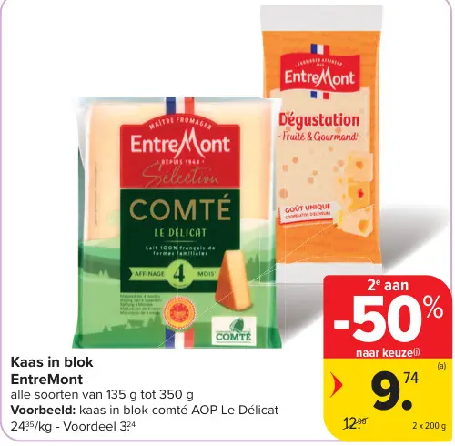 Promotie: Kaas in blok