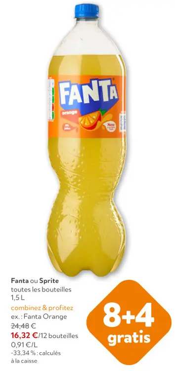 Offre: Fanta ou Sprite