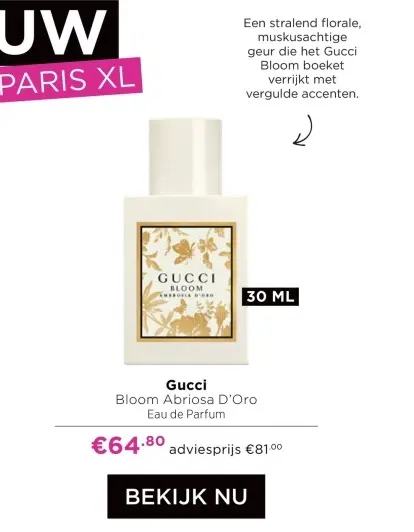 Aanbieding: Bloom Abriosa D'Oro Eau de Parfum