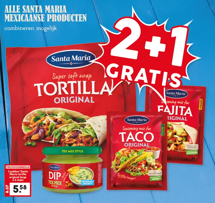 Aanbieding: Santa Maria tortilla original large