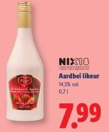 Aanbieding: Aardbei likeur