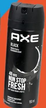 Aanbieding: 3 bussen Axe Deospray Black 150ml