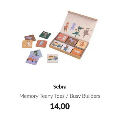 Aanbieding: Memory Teeny Toes / Busy Builders