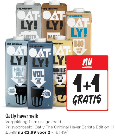 Aanbieding: Oatly havermelk