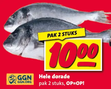 Aanbieding: Hele dorade